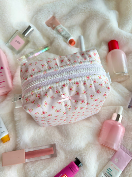 Mia Pink Mini Makeup Bag with Pink Bow *limited-edition*