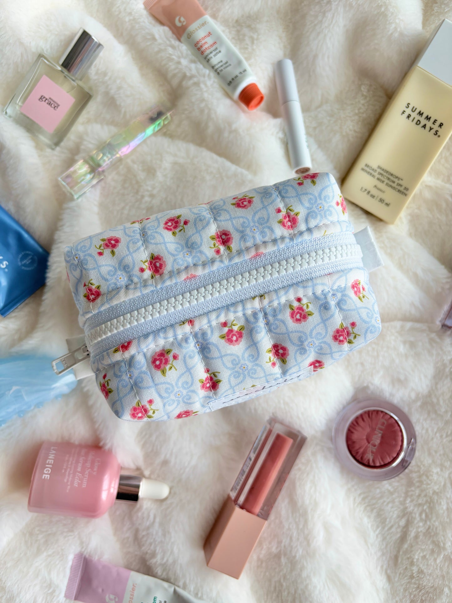Marie Blue Mini Makeup Bag *limited-edition*