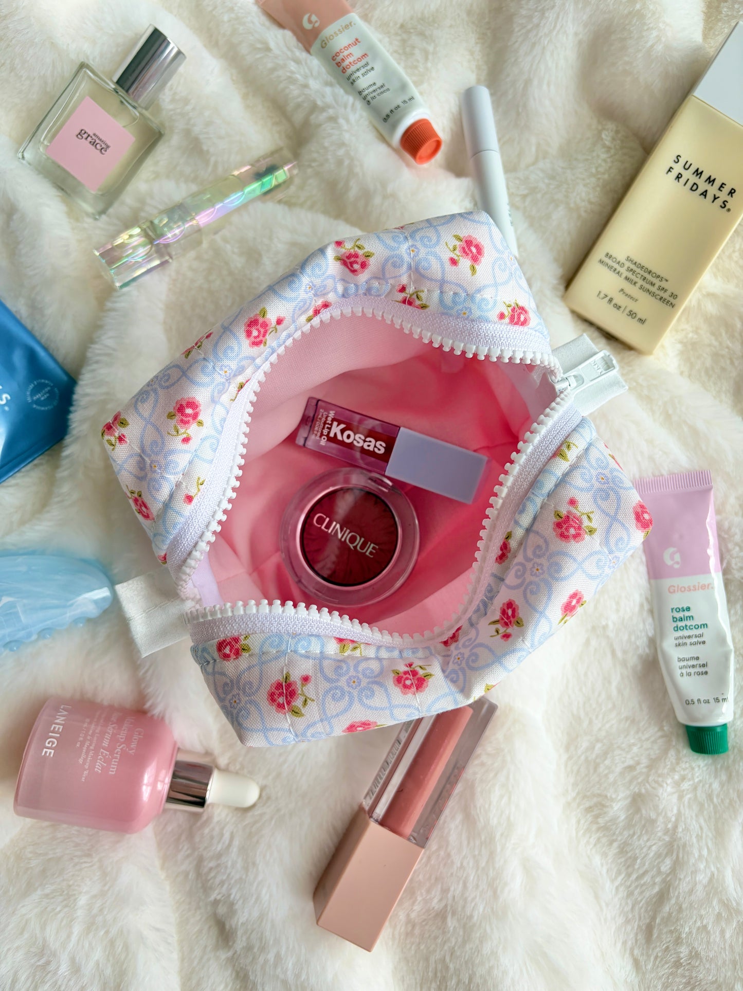 Marie Pink Mini Makeup Bag *limited-edition*