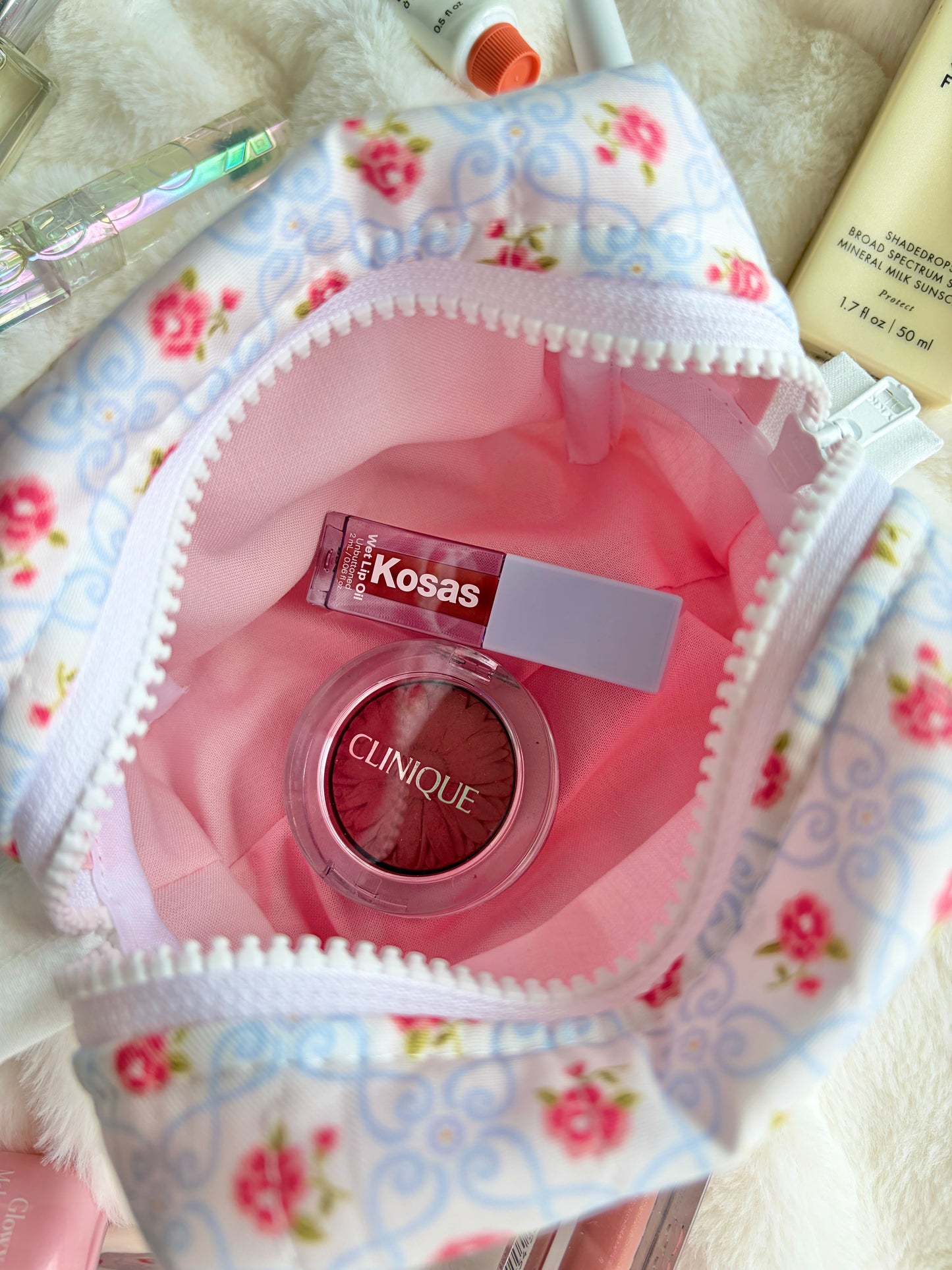 Marie Pink Mini Makeup Bag *limited-edition*