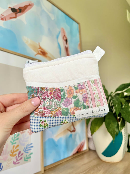 The Watermelon Quilted Keychain Wallet #1