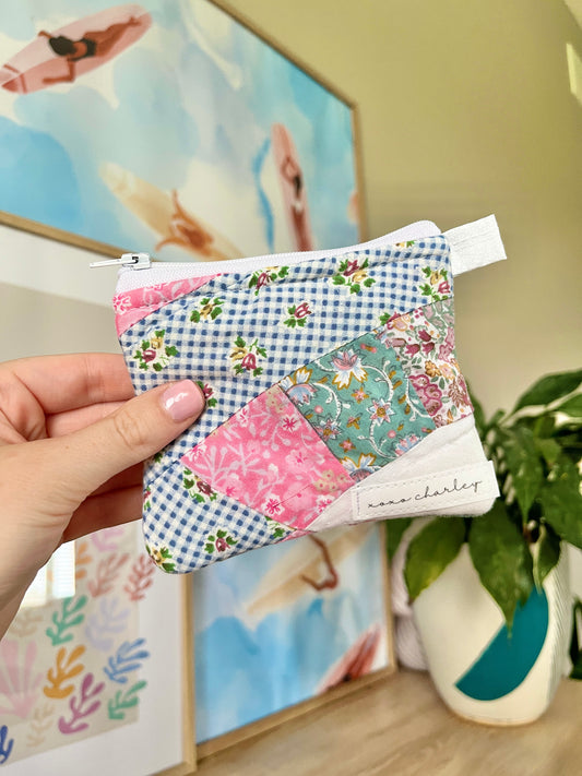 The Watermelon Quilted Keychain Wallet #5