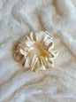 Light Yellow Regular Satin Scrunchie