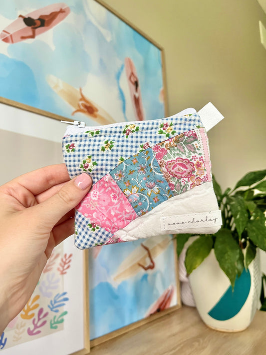 The Lavender Quilted Keychain Wallet #3