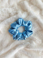 Light Blue Regular Satin Scrunchie
