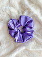 Lilac Large Satin Scrunchie