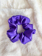Purple Regular Satin Scrunchie
