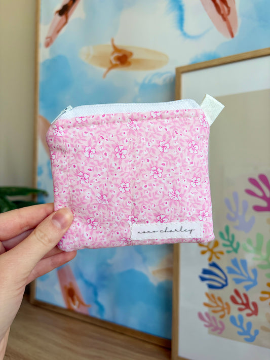 Pink Hawaiian Keychain Wallet