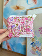 Ditsy Picnic Pink Keychain Wallet