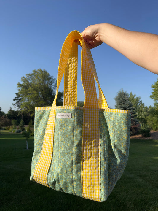 The Daisies on Green Mini Tote Bag *Limited-Edition*