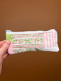 Jade Pink Gingham Pencil & Glasses Case #2 *limited-edition*