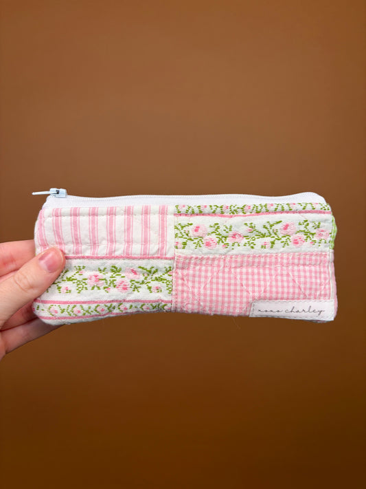 Jade Pink Pencil & Glasses Case #2 *limited-edition*