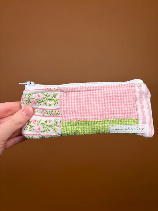 Jade Pink Pencil & Glasses Case #3 *limited-edition*