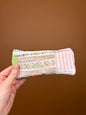 Jade Pink Gingham Pencil & Glasses Case #3 *limited-edition*