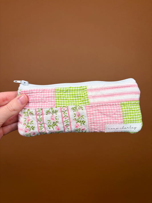 Jade Green Pencil & Glasses Case #3 *limited-edition*
