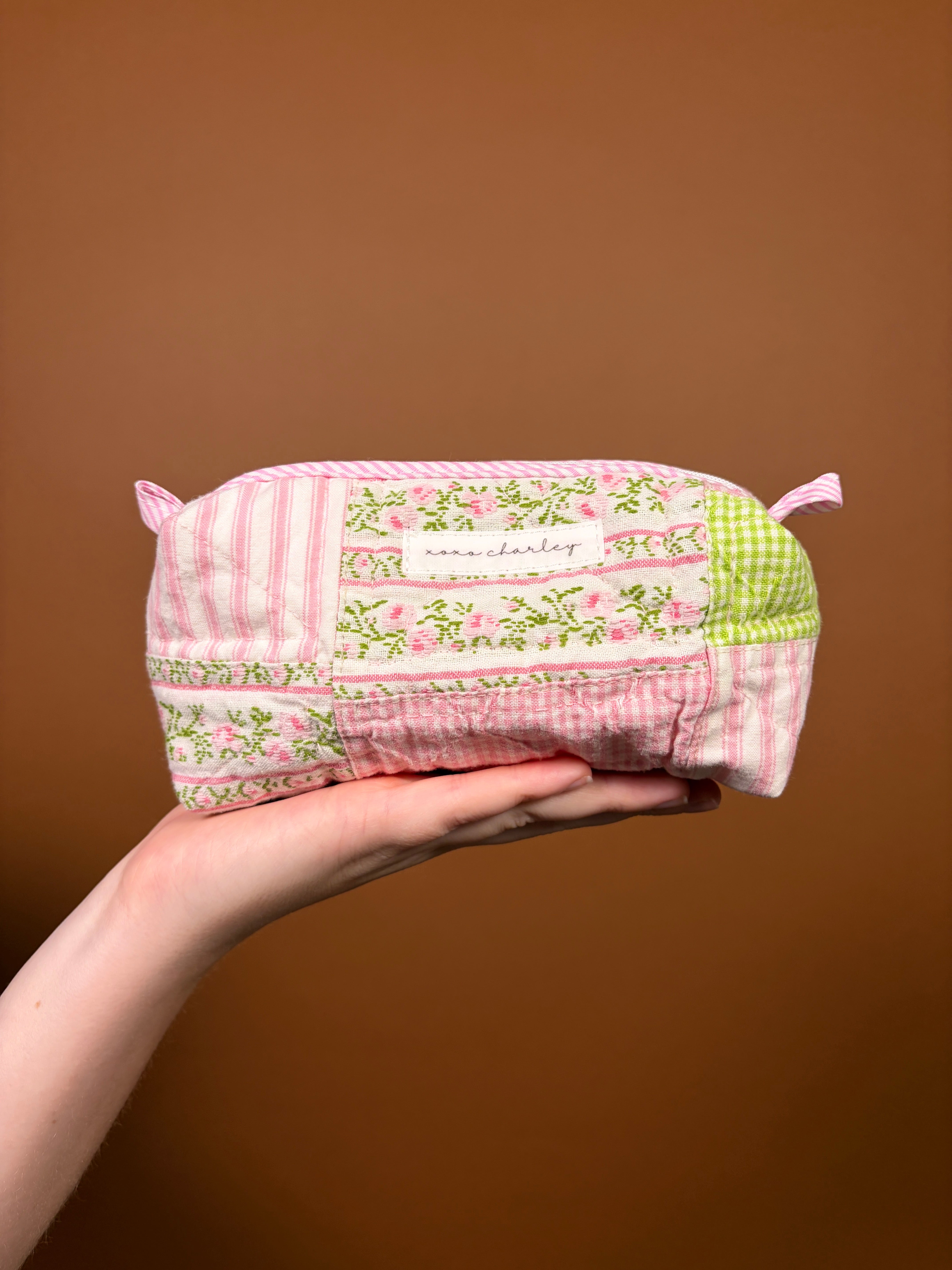 Jade Pink Gingham Small Colorblock Bag #2 *limited-edition* – Xoxo