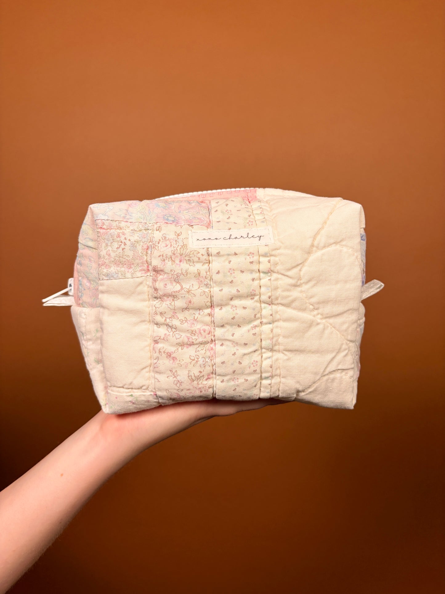 Julia Patchwork Medium Makeup Bag *limited-edition*