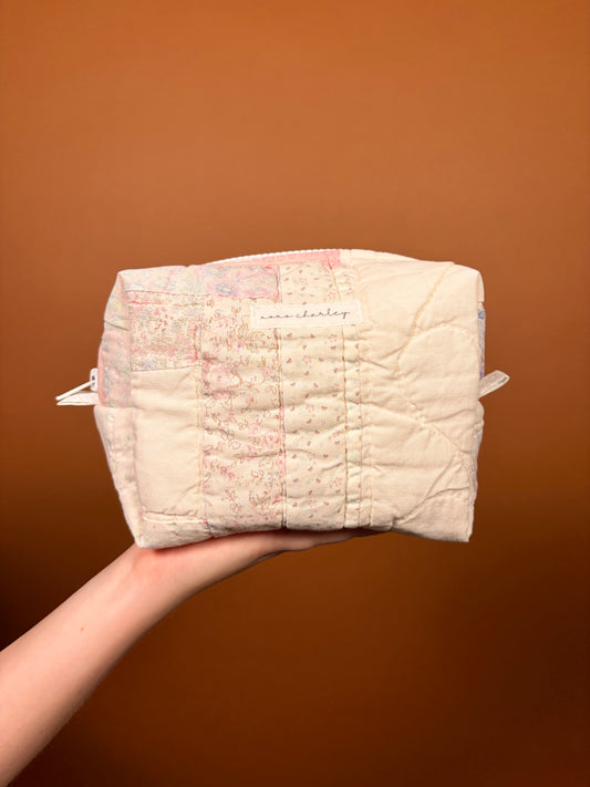 Julia Patchwork Medium Makeup Bag *limited-edition*
