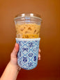 Small Blue Beach Cup Coozie *limited-edition*