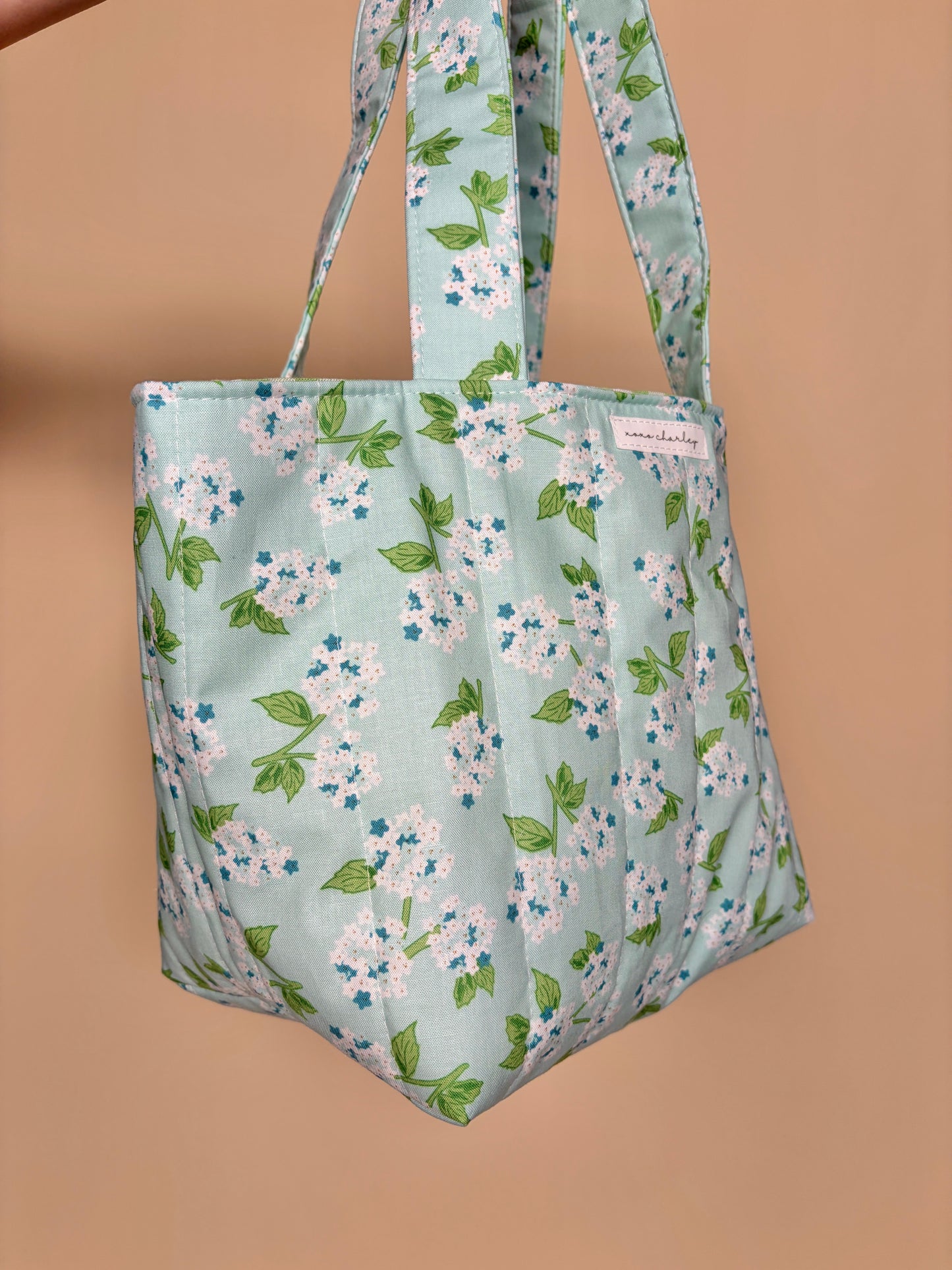 Costal Hydrangea Mini Tote Bag *limited-edition*