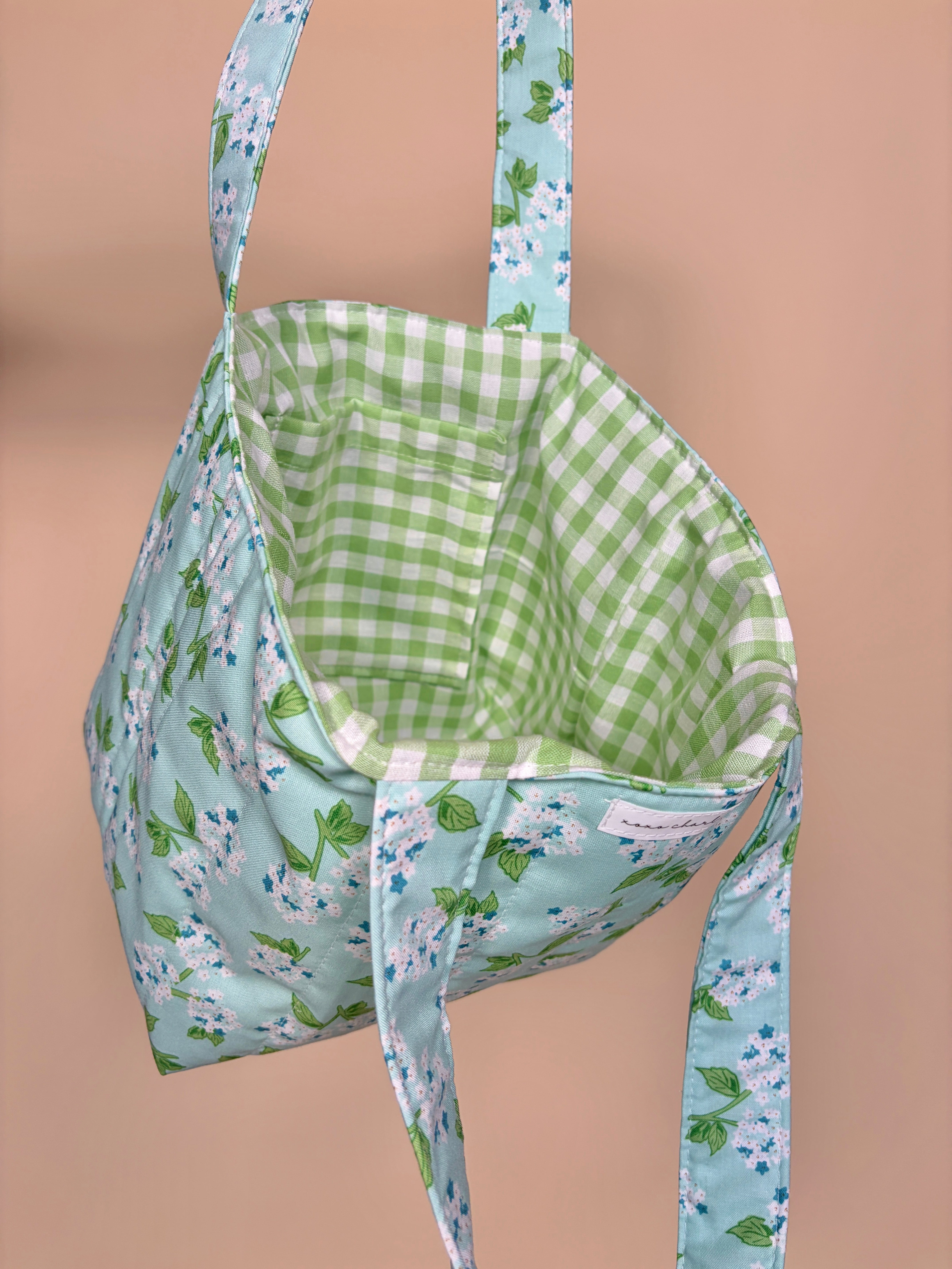Costal Hydrangea Mini Tote Bag *limited-edition* – Xoxo Charley