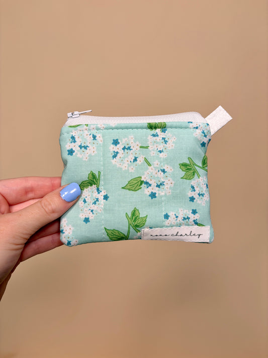 Costal Hydrangea Keychain Wallet *limited-edition*