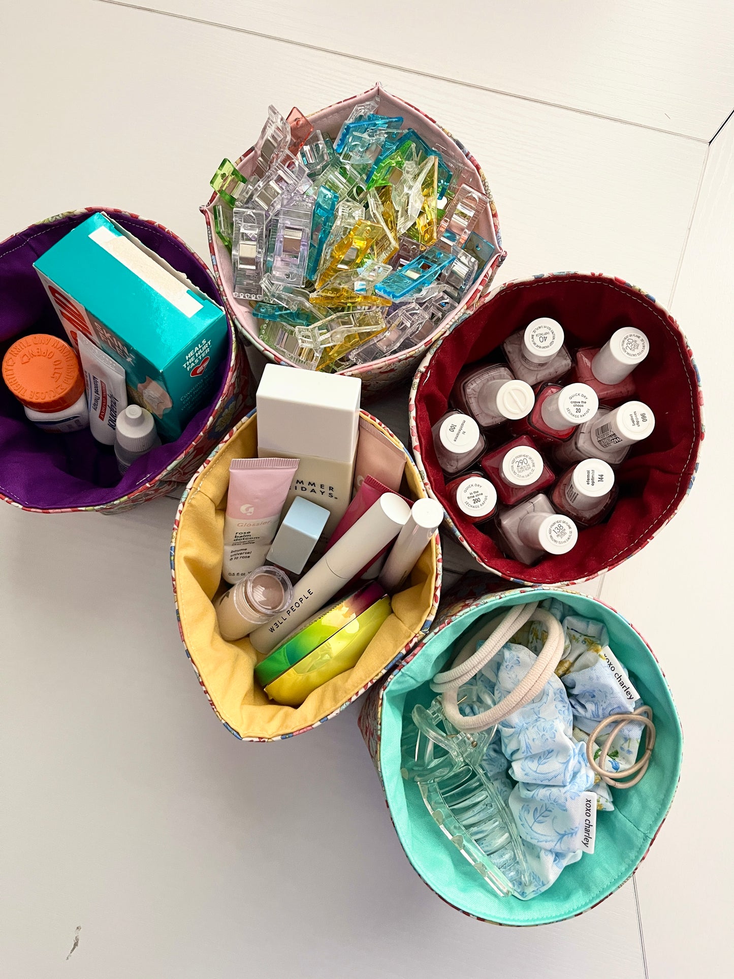The Goldenrod Fabric Bowl Organizer *limited-edition*