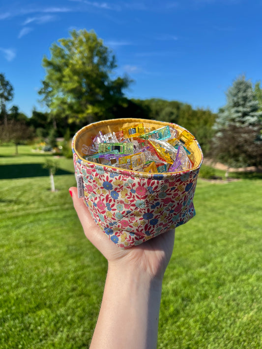 The Goldenrod Fabric Bowl Organizer *limited-edition*