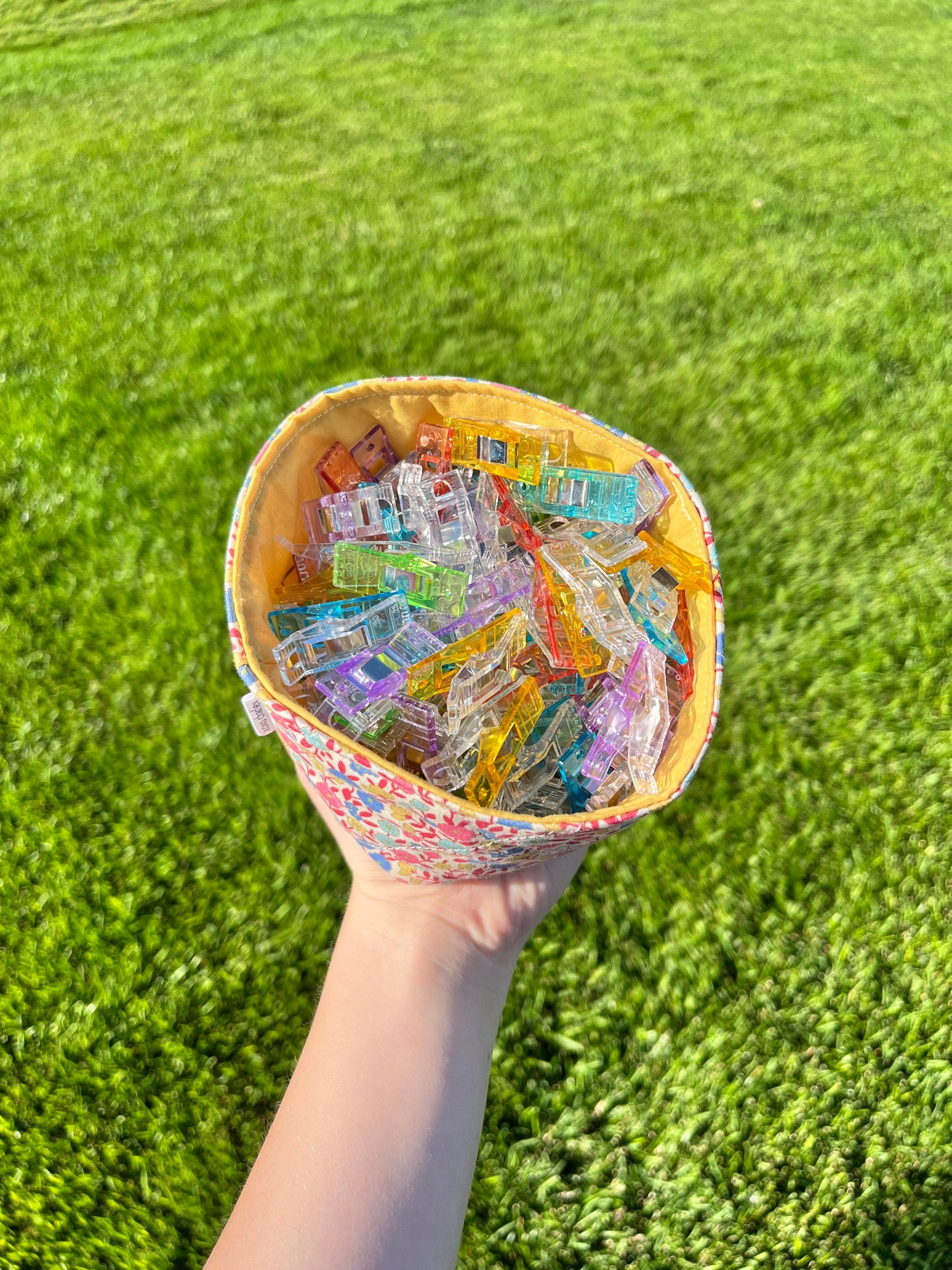 The Goldenrod Fabric Bowl Organizer *limited-edition*