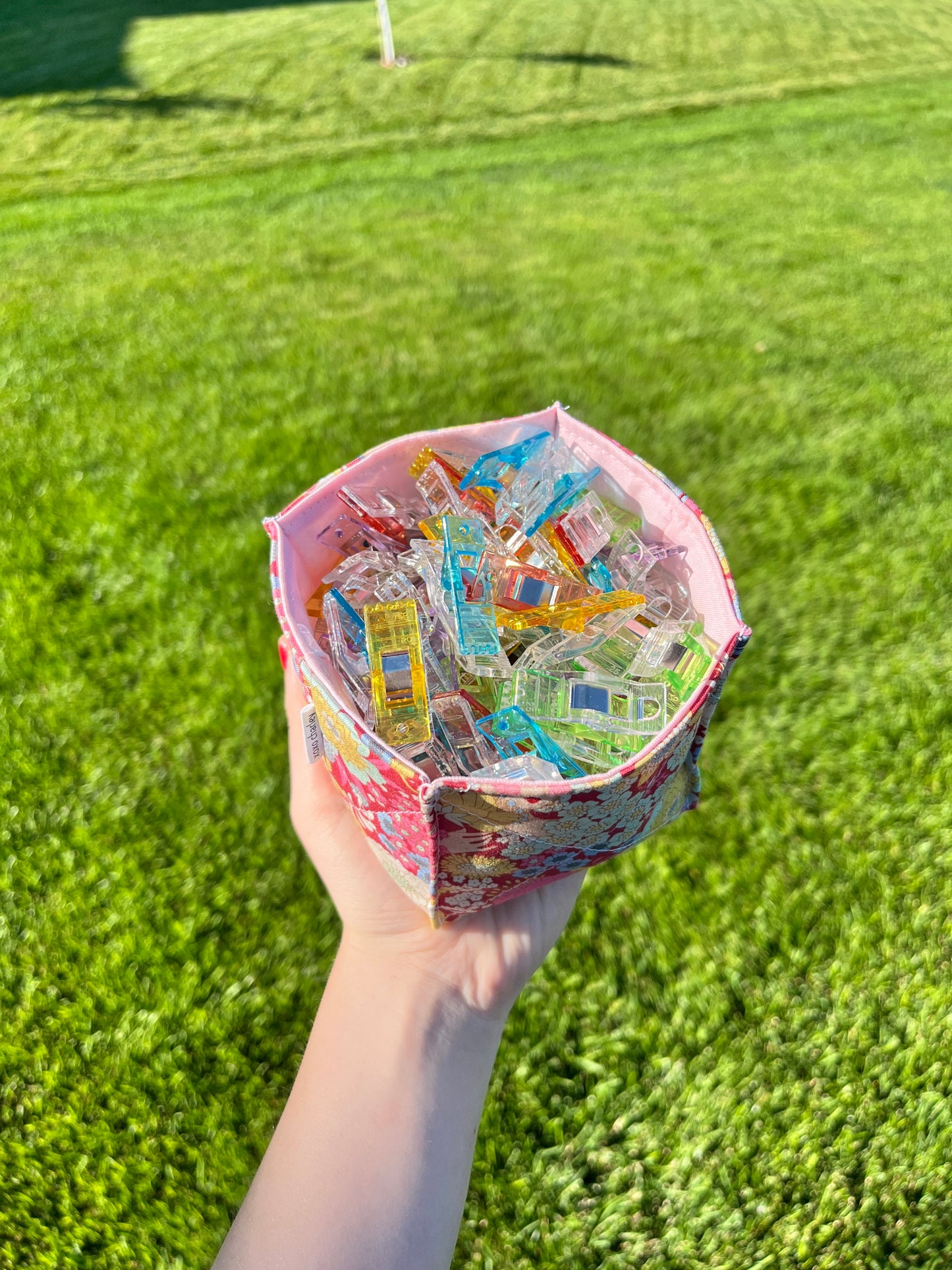 The Silk Rose Fabric Bowl Organizer *limited-edition*