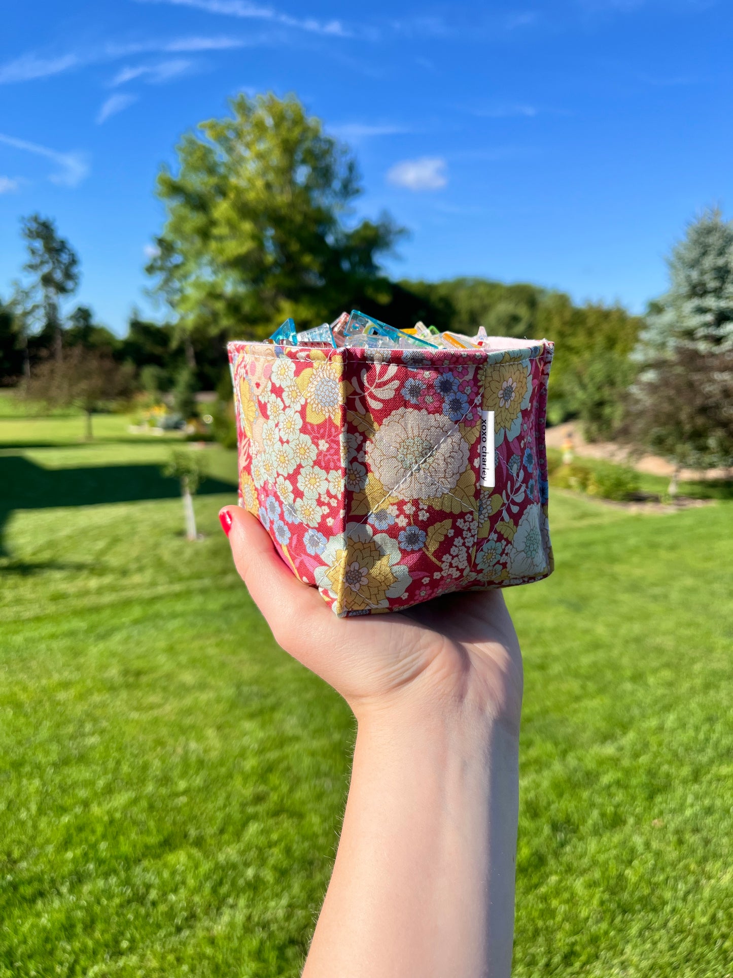 The Silk Rose Fabric Bowl Organizer *limited-edition*