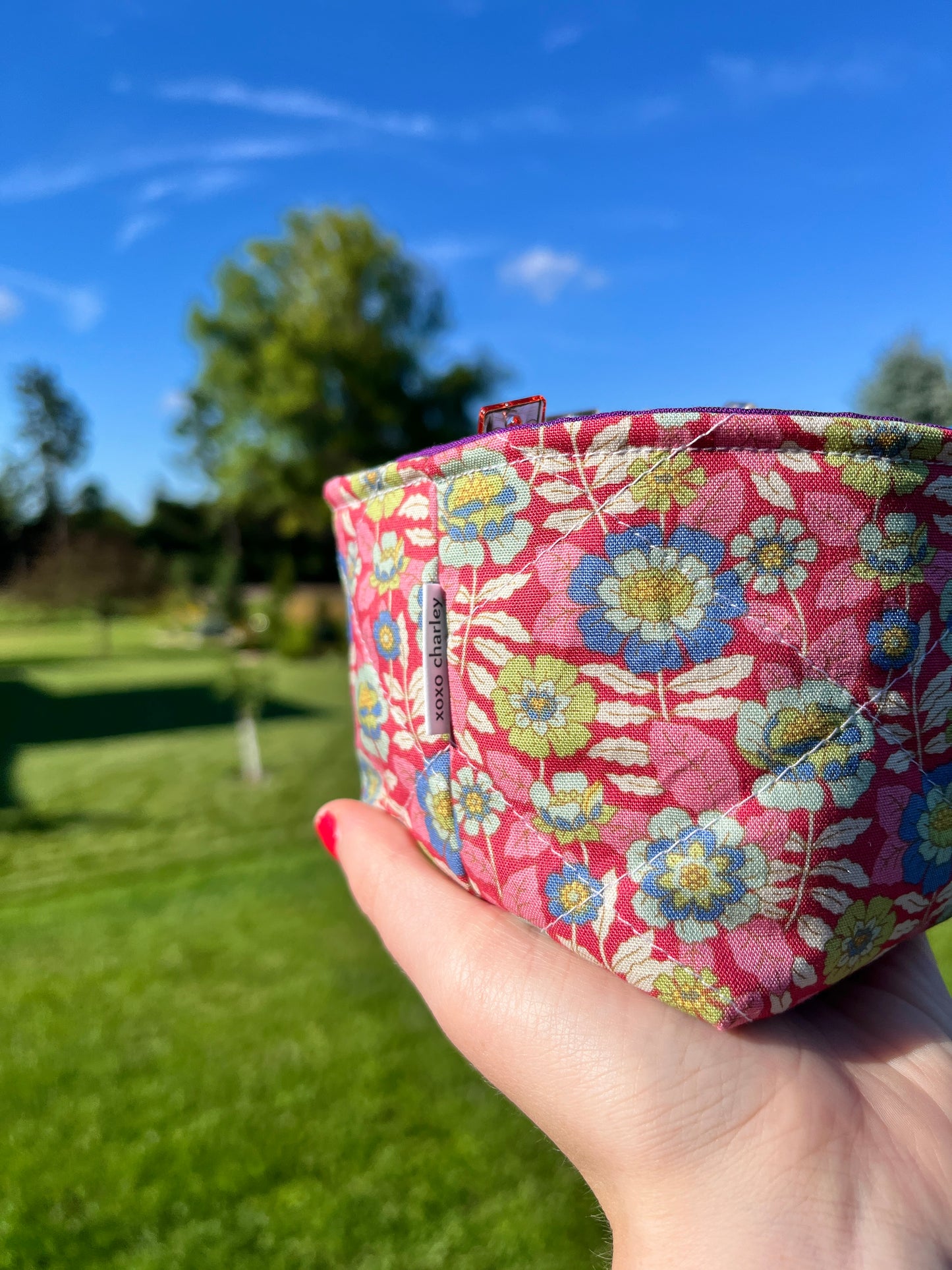 The Midnight Berry Fabric Bowl Organizer *limited-edition*