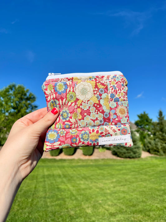 The Midnight Berry Zipper Pouch *limited-edition*