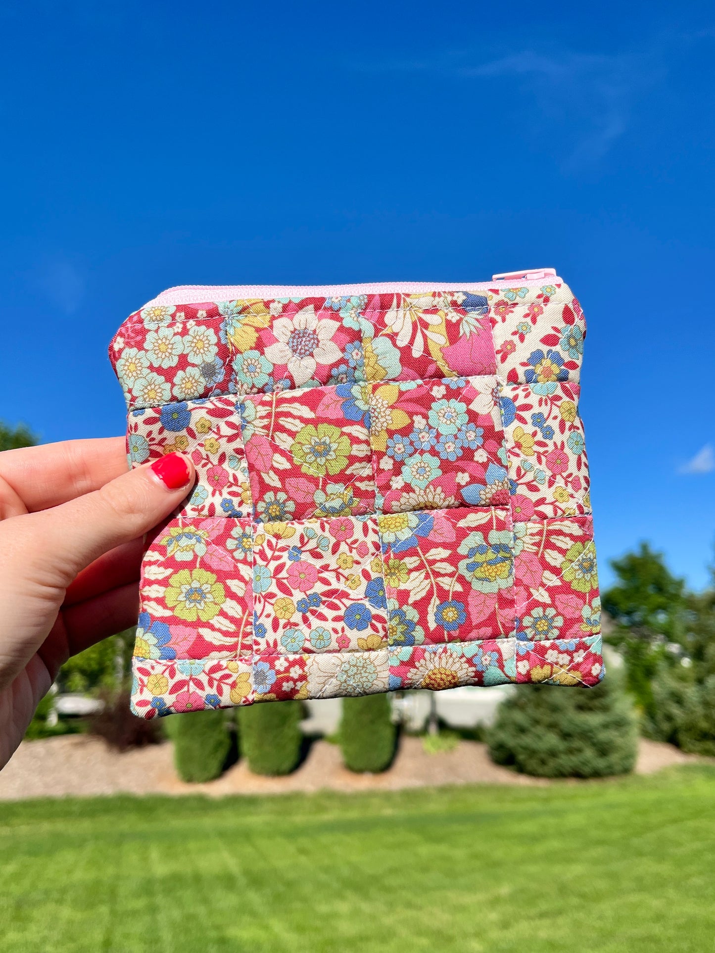 The Silk Rose Zipper Pouch *limited-edition*