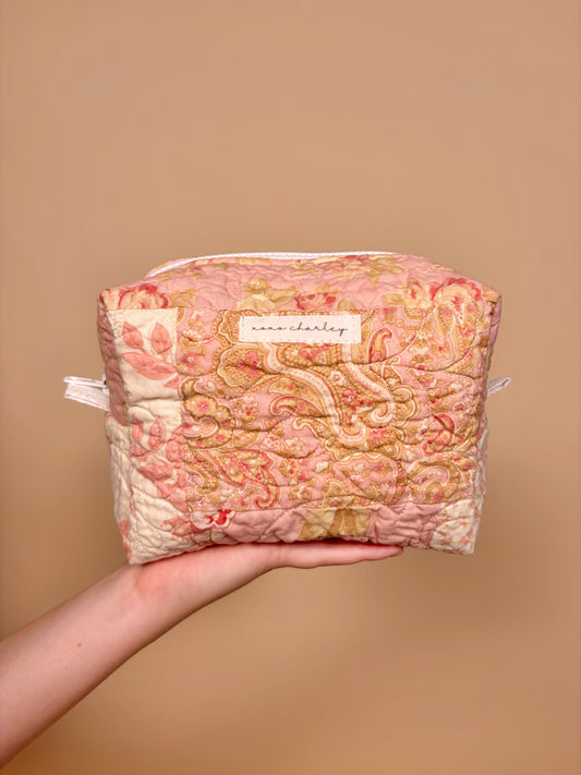 Selena Patchwork Medium Makeup Bag #2 *limited-edition*