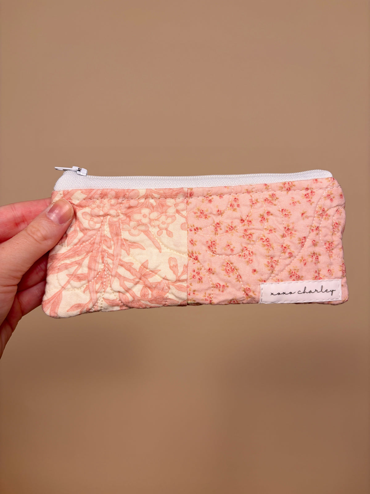Selena Green Gingham Pencil & Glasses Case #1 *limited-edition*