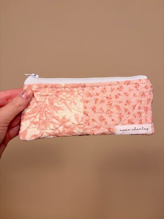 Selena Green Gingham Pencil & Glasses Case #1 *limited-edition*