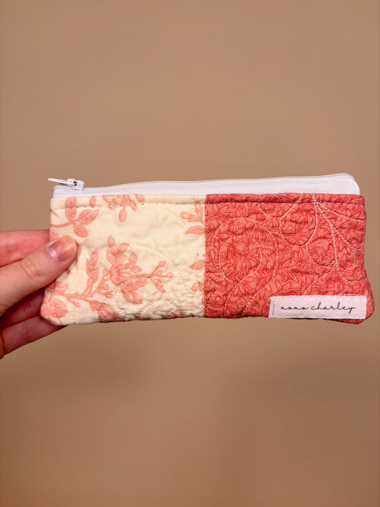 Selena Green Gingham Pencil & Glasses Case #2 *limited-edition*