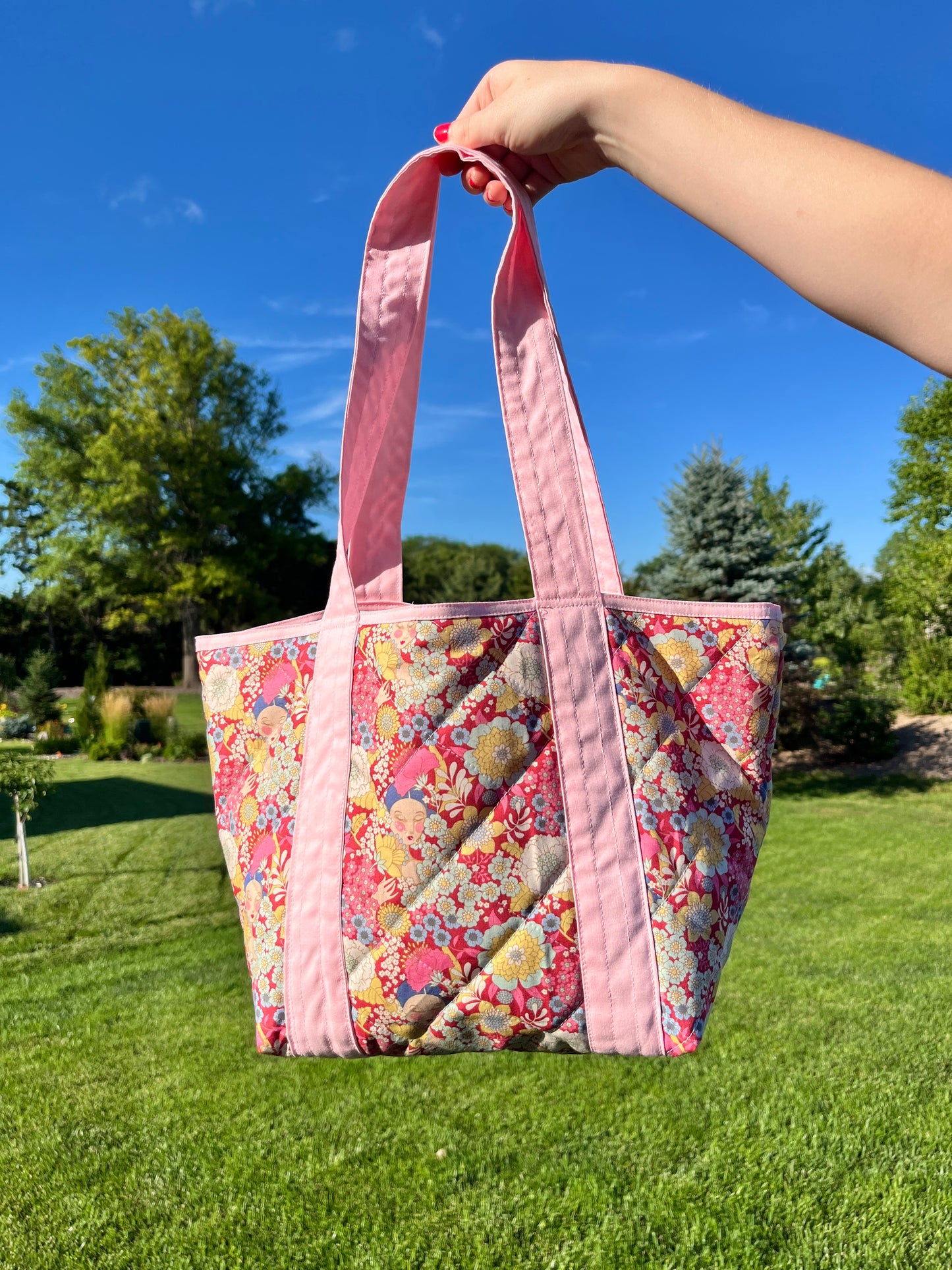 The Silk Rose Mini Tote Bag *limited-edition*