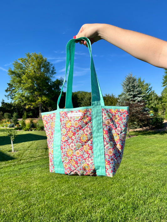 The Wild Mint Rose Mini Tote Bag *limited-edition*