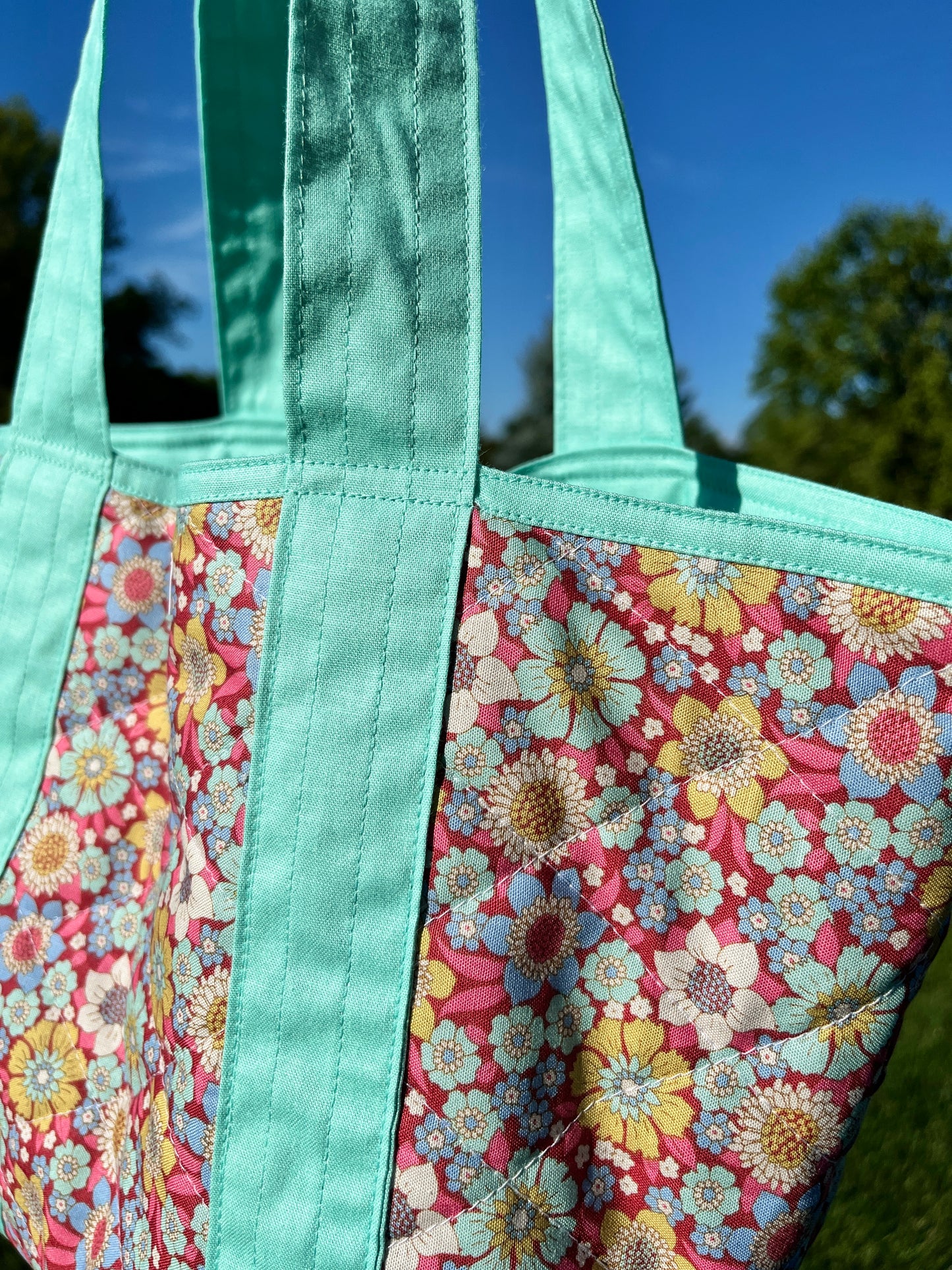 The Wild Mint Rose Mini Tote Bag *limited-edition*