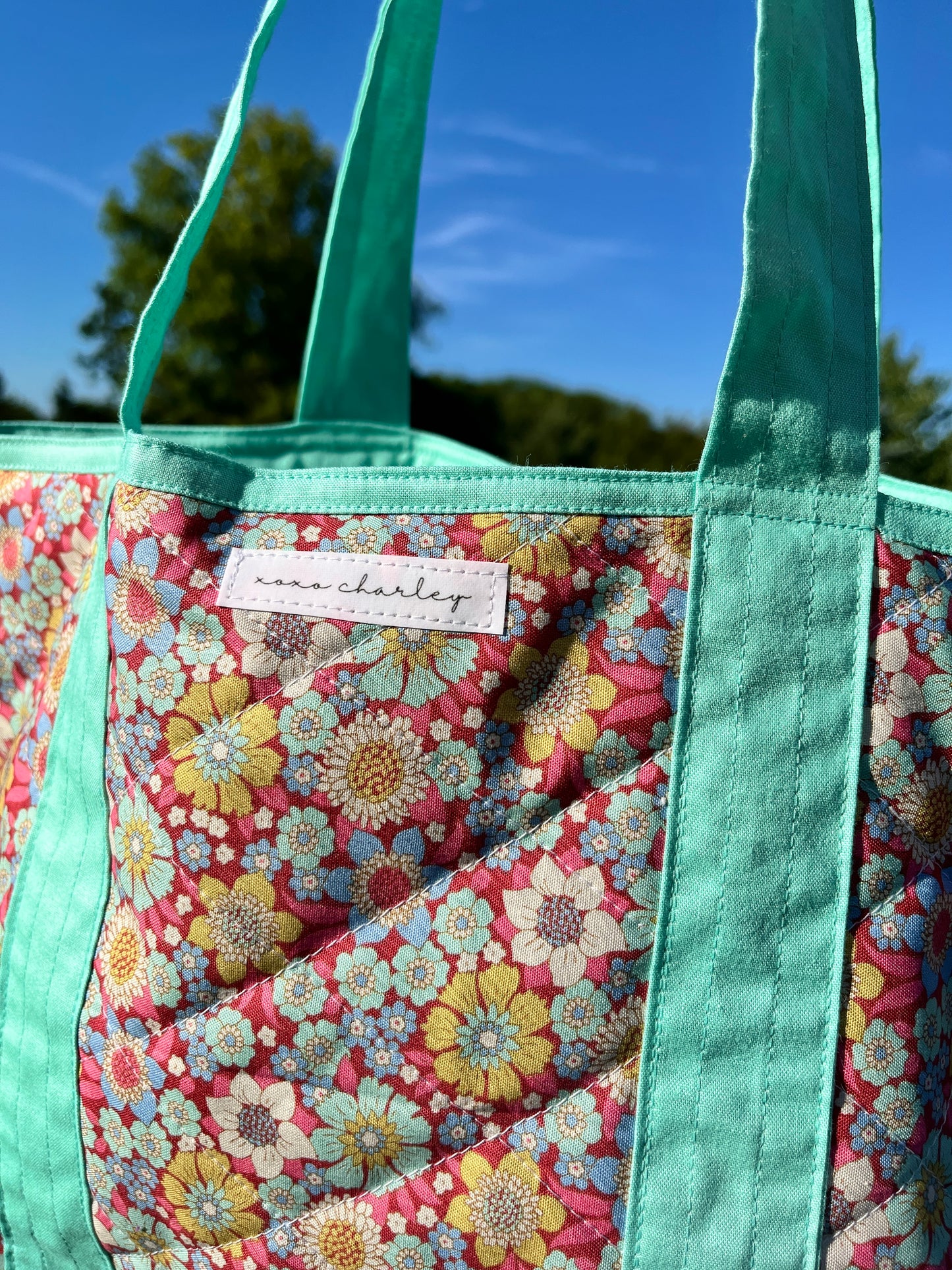 The Wild Mint Rose Mini Tote Bag *limited-edition*
