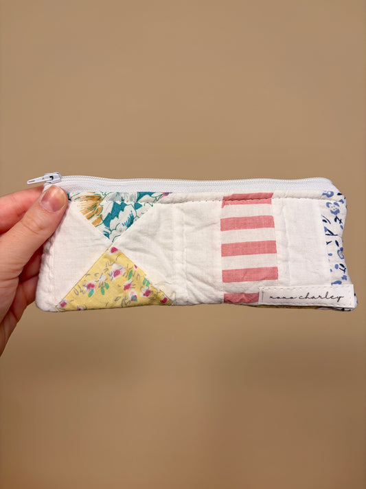 Addison Blue Pencil & Glasses Case #1 *limited-edition*