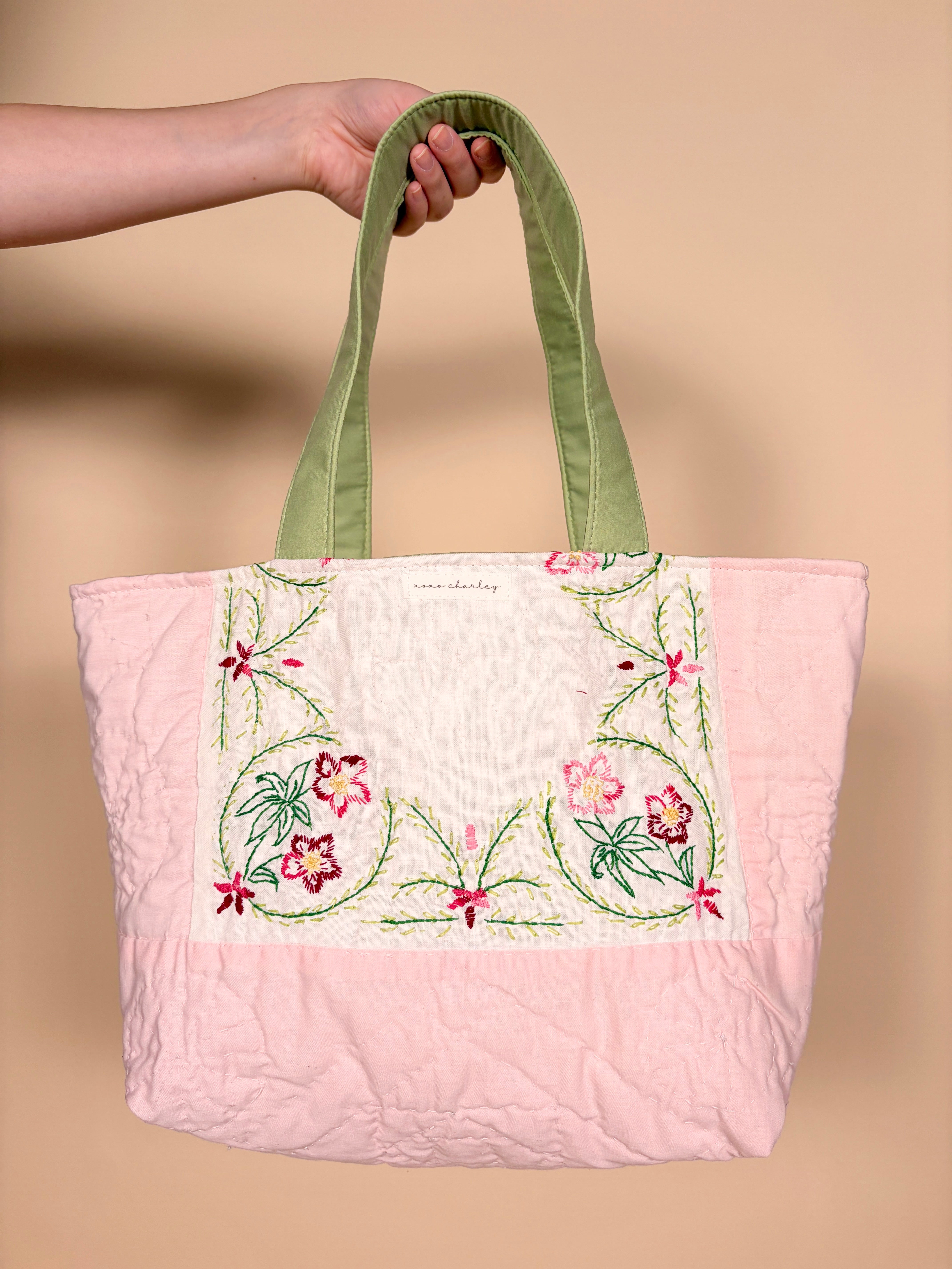 Alice Green Large Tote Bag *limited-edition* – Xoxo Charley
