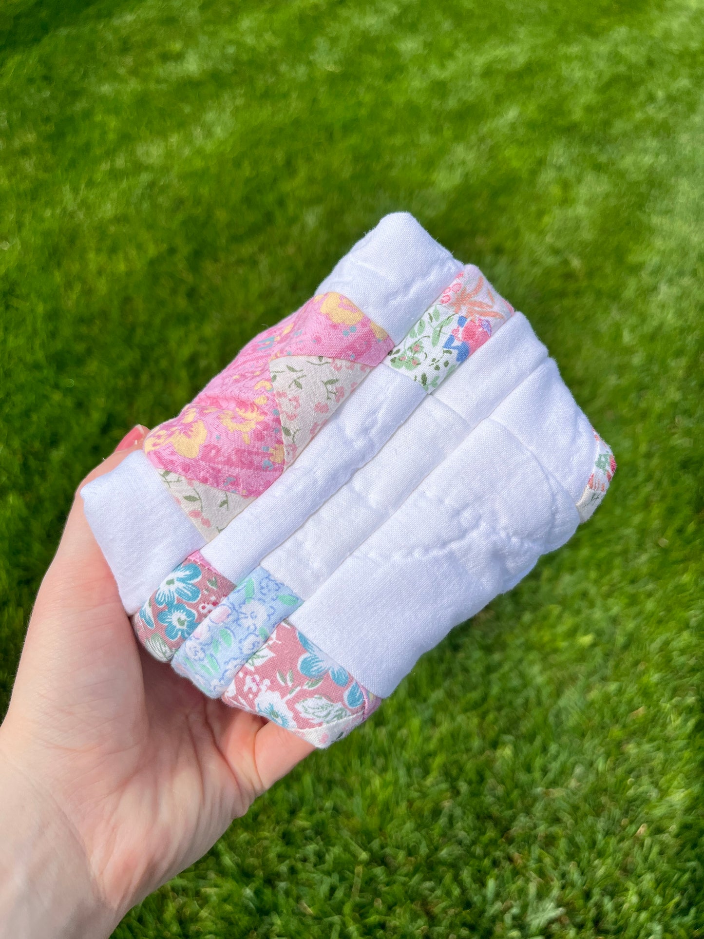 The Dusty Rose Quilted Mini Makeup Bag *limited-edition*