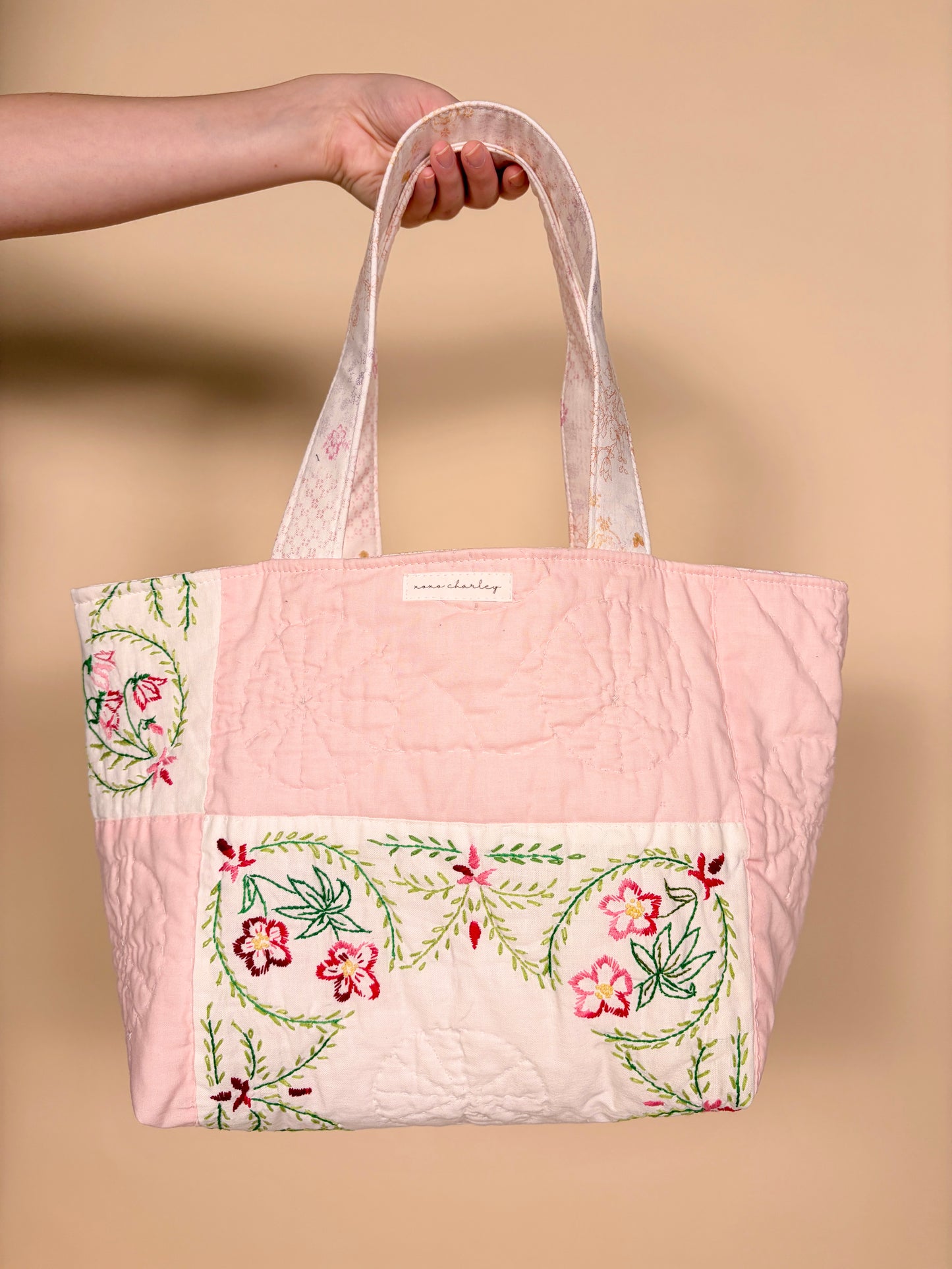 Alice Patchwork Large Tote Bag #3 *limited-edition*
