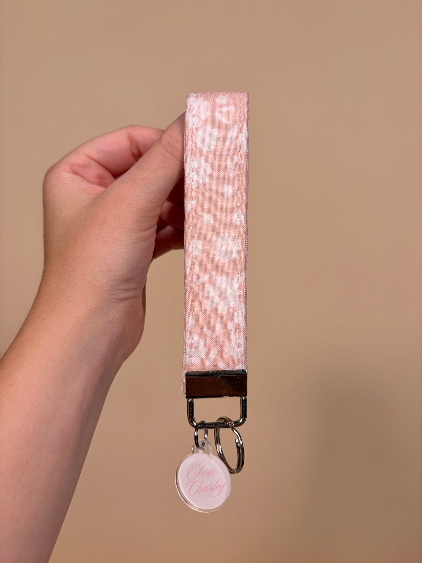 Floral Ballerina Premium Keychain Wristlet