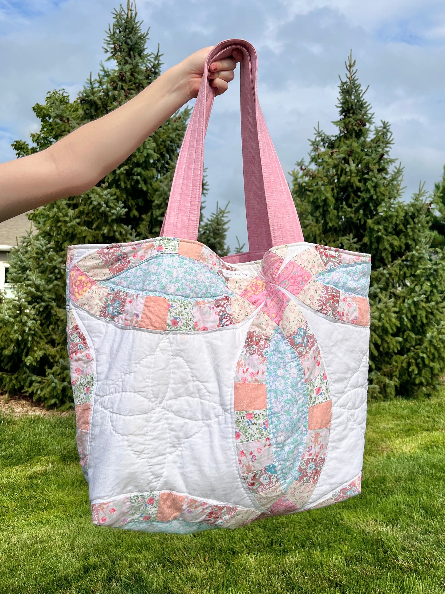 The Dusty Rose Quilted Weekender Tote Bag *limited-edition*