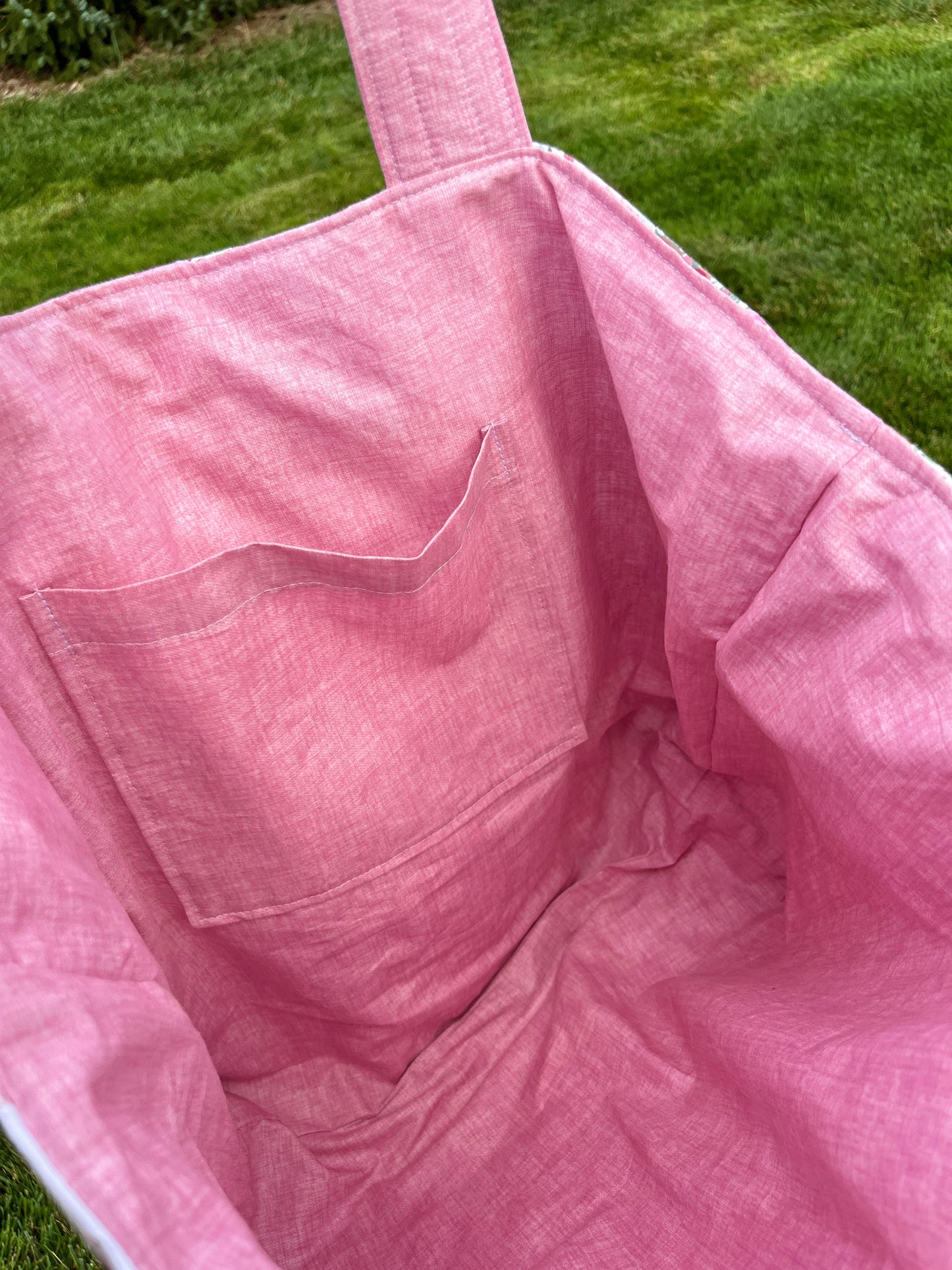 The Dusty Rose Quilted Weekender Tote Bag *limited-edition*