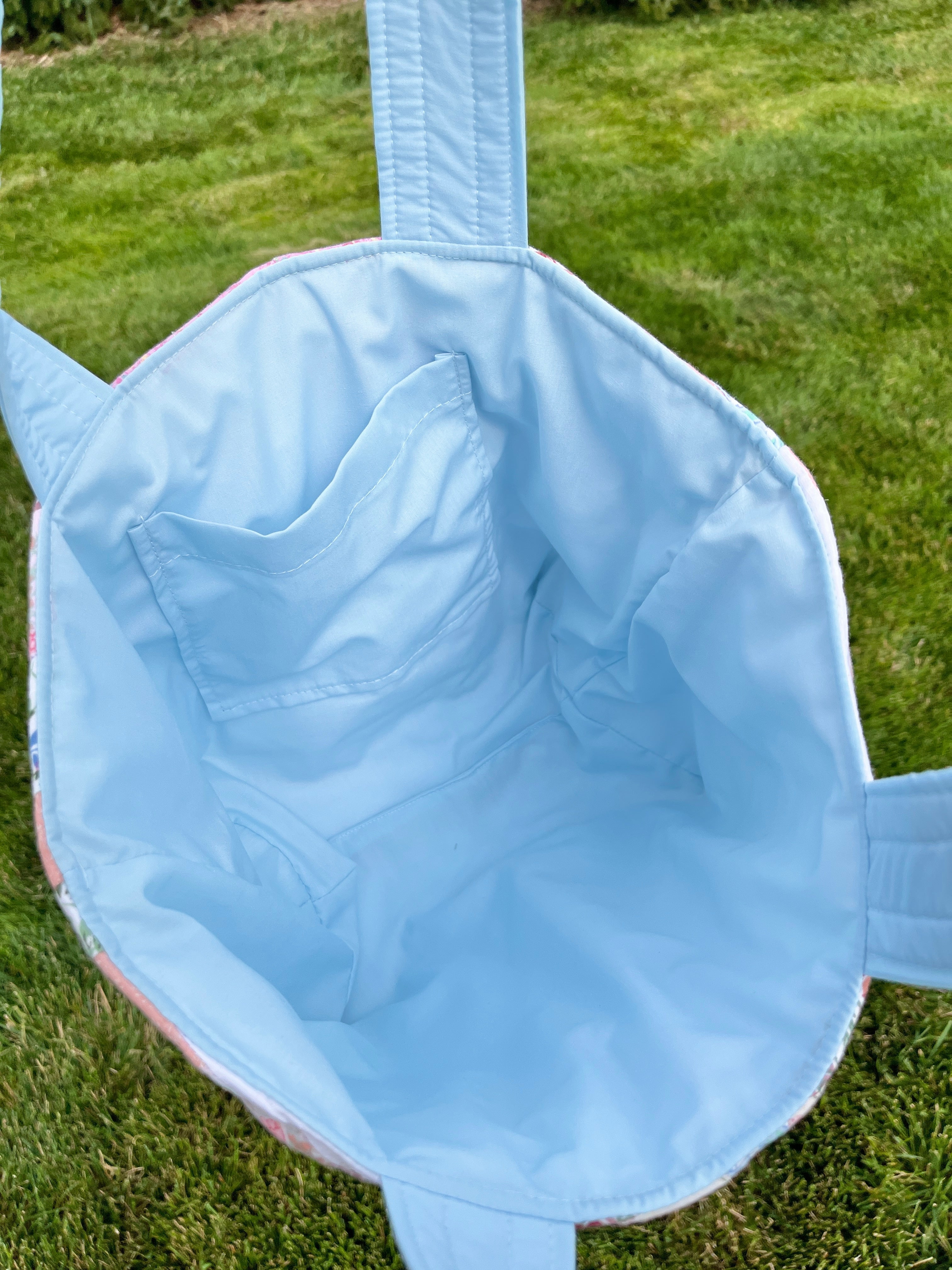 Katie♡完売品mini tote canvas baby blue s-l1200.png